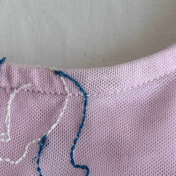 Hanna Andersson Pink Tulle Embroidered Unicorn Dress - Picture 13 of 14